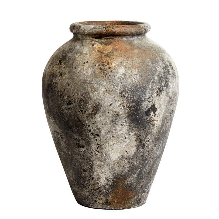 Echo Krug, Terrakotta, H 50 Ø 37 cm von Muubs