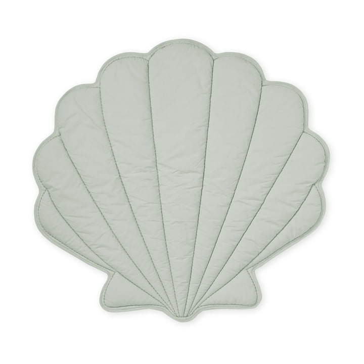 Sea Shell Spielmatte von Cam Cam Copenhagen in der Farbe dusty green