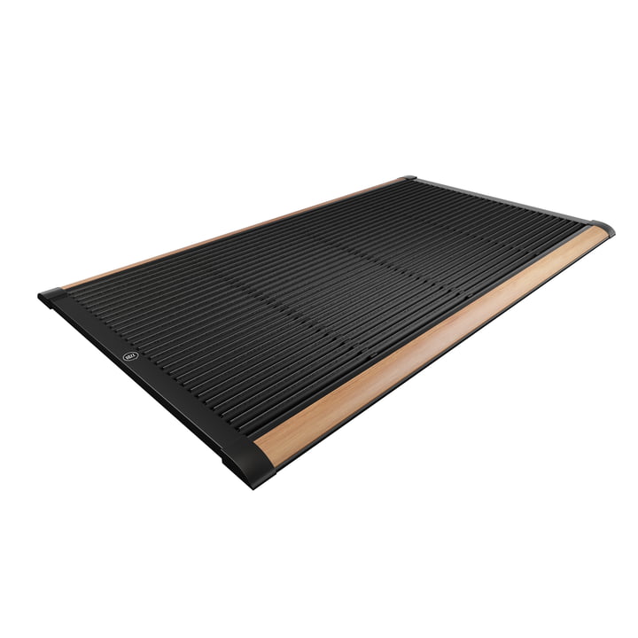 Fußmatte Outdoor 120 × 70 cm, schwarz / teak ( Limited Edition ) von Rizz