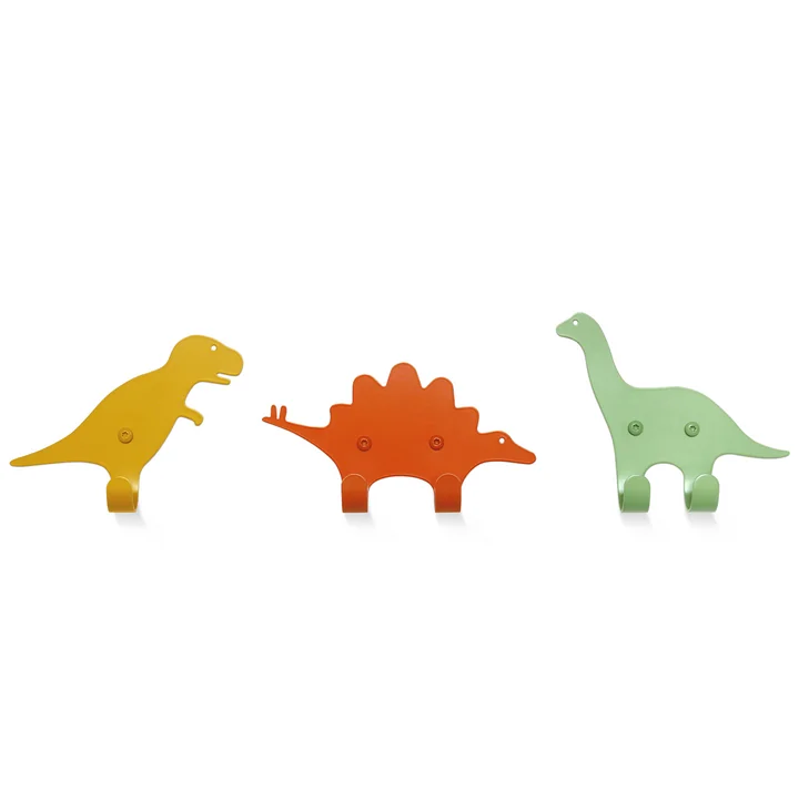 Wandhaken Zoo, Dino (3er-Set) von vonbox