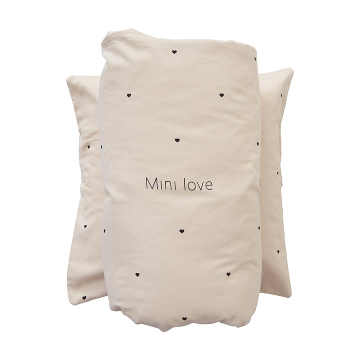 Mini Favorite Baby Bettwäsche, 70 x 100 cm, beige von Design Letters