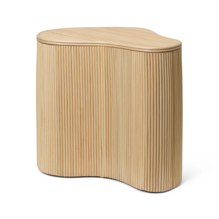 Isola Rattan Aufbewahrungstisch, natur von Ferm Living