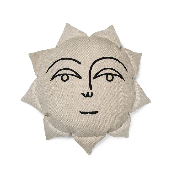 Sun Kissen von Ferm Living in der Ausführung natur