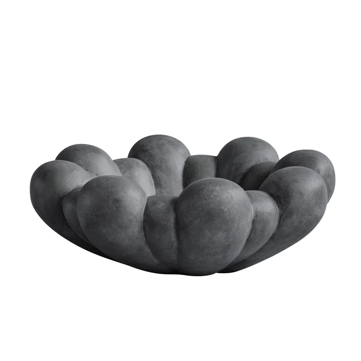 Bloom Schale, Ø 44 cm, dunkelgrau von 101 Copenhagen
