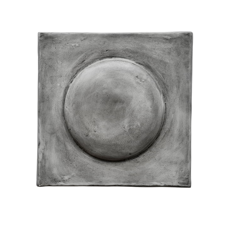 Sculpt Art Wandbild, Shield, 58 x 58 cm, dunkelgrau von 101 Copenhagen