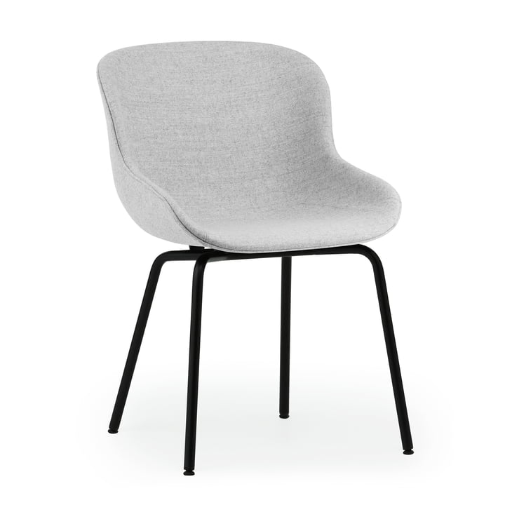Hyg Chair Vollpolster von Normann Copenhagen in der Ausführung schwarz / grau
