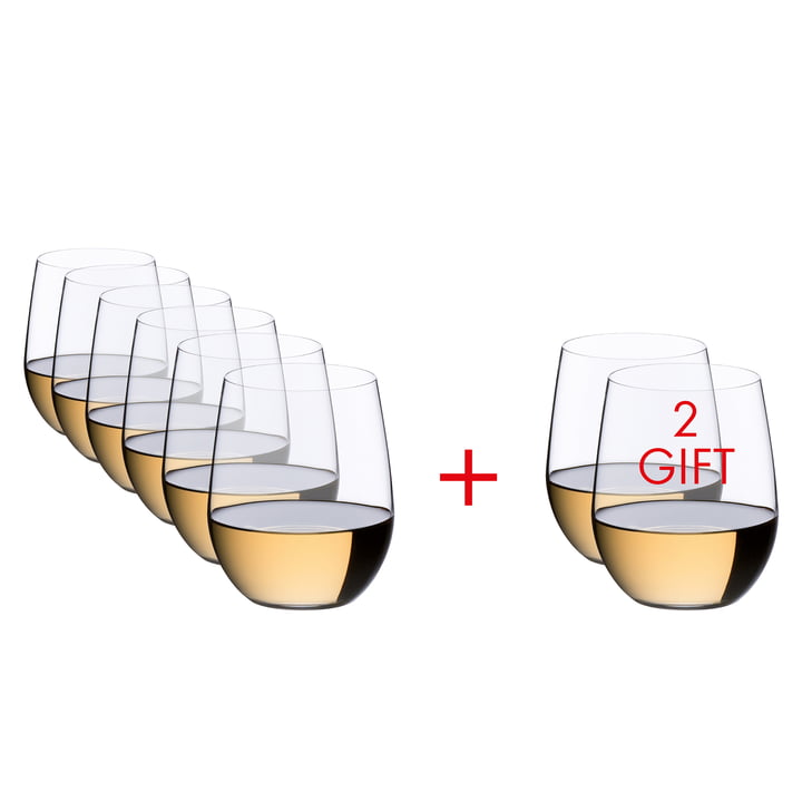 O Wine Weingläser von Riedel in der Ausführung Viognier / Chardonnay