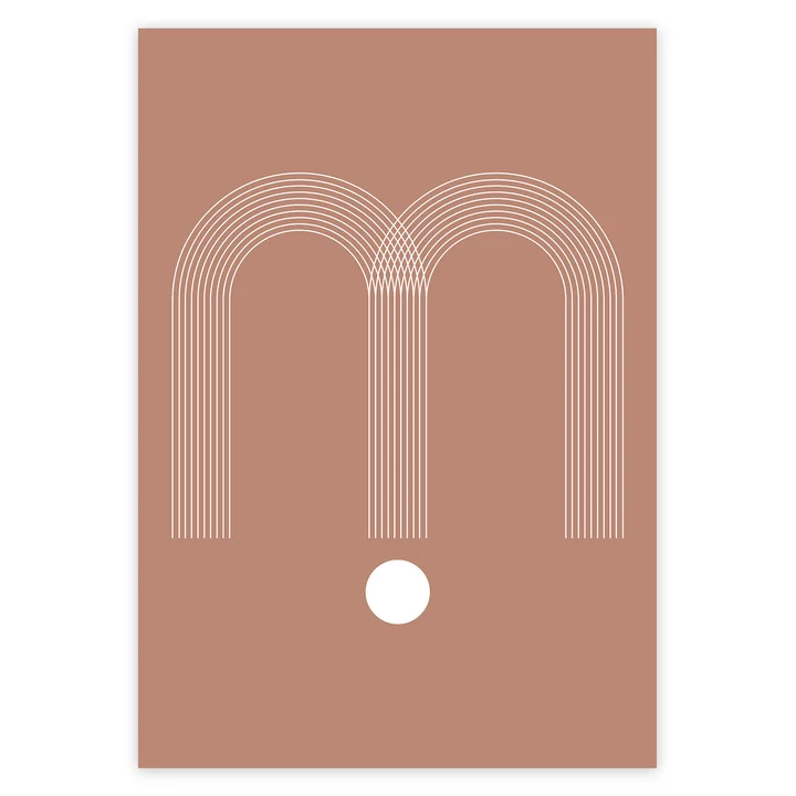 Arches Buchstabe M von Artvoll