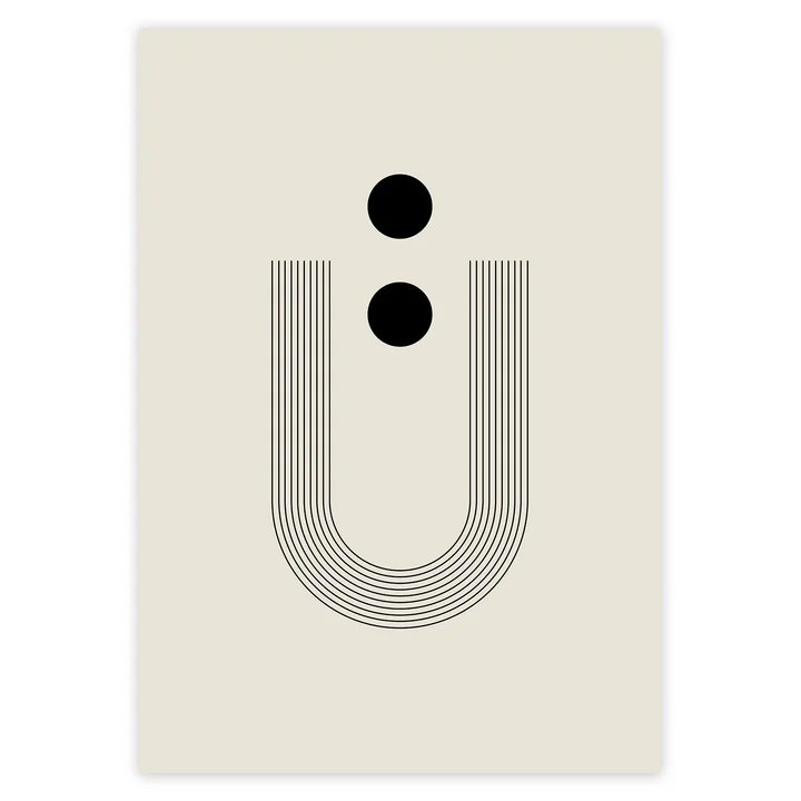 Arches Buchstabe U von Artvoll