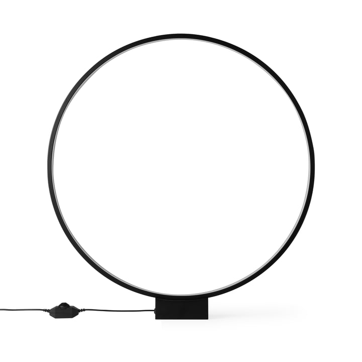 Luminous Circle Tischleuchte, schwarz von HKliving