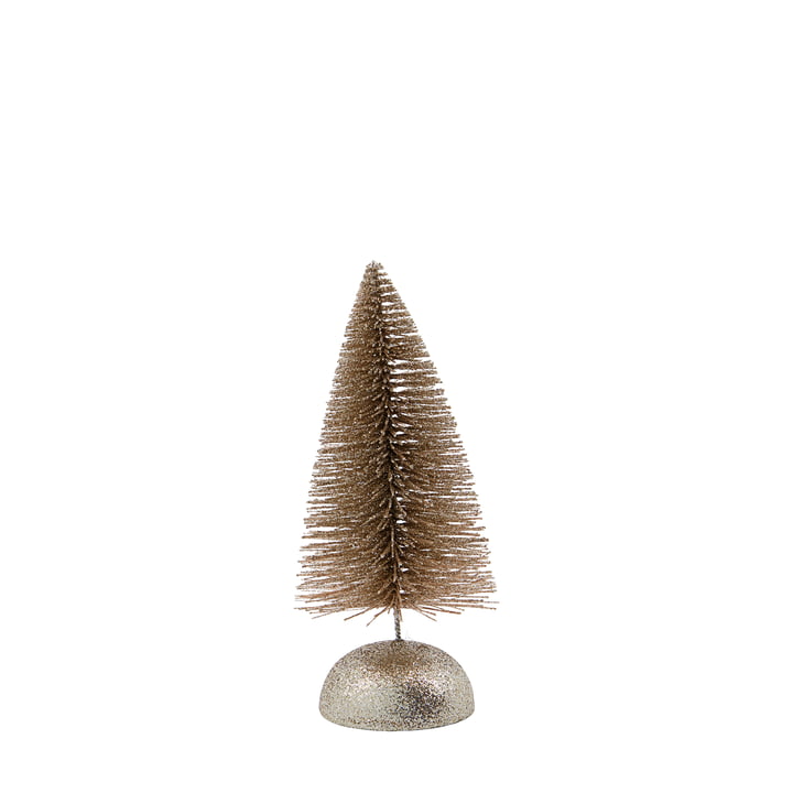 House Doctor - Frost Weihnachtsbaum, 17 cm, champagner