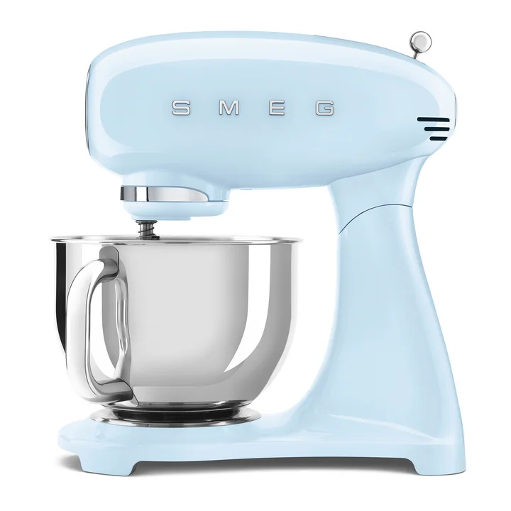 Küchenmaschine SMF03 von Smeg in der Farbe pastellblau