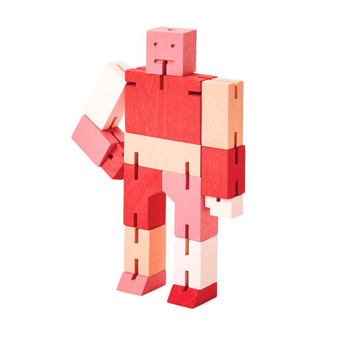 Cubebot, klein, rot multi von Areaware