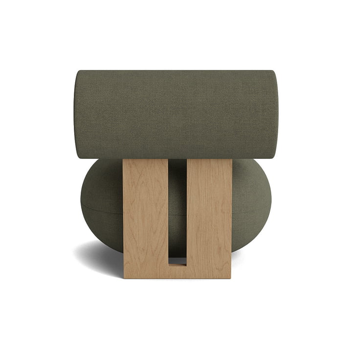 Hippo Lounge Sessel, Eiche natur von NORR11 (Fiord - 961)