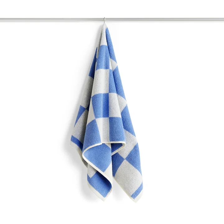 Check Handtuch, 50 x 100 cm, sky blue von HAY