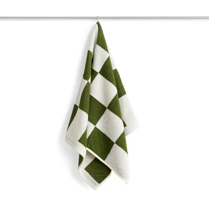 Check Handtuch, 50 x 100 cm, matcha von HAY