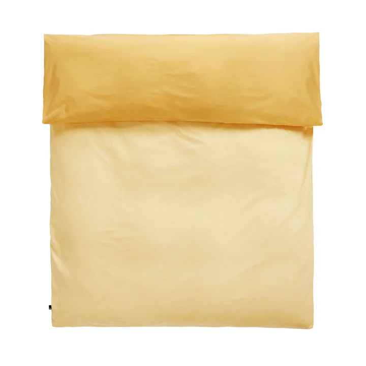Duo Bettbezug, golden yellow von HAY