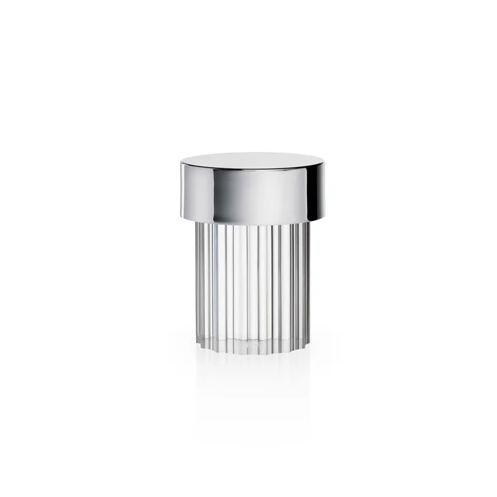 Last Order LED Tischleuchte, Edelstahl / fluted von Flos