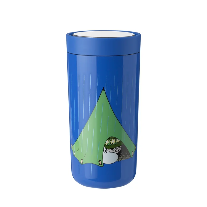 To Go Click Thermobecher 0,4L, moomin camping /pulverbeschichtet/doppelwandig/H 17cm/Ø 8,3cm von Stelton