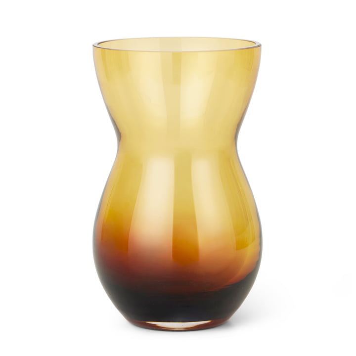 Calabas Vase Duo von Holmegaard in der Ausführung burgundy / amber