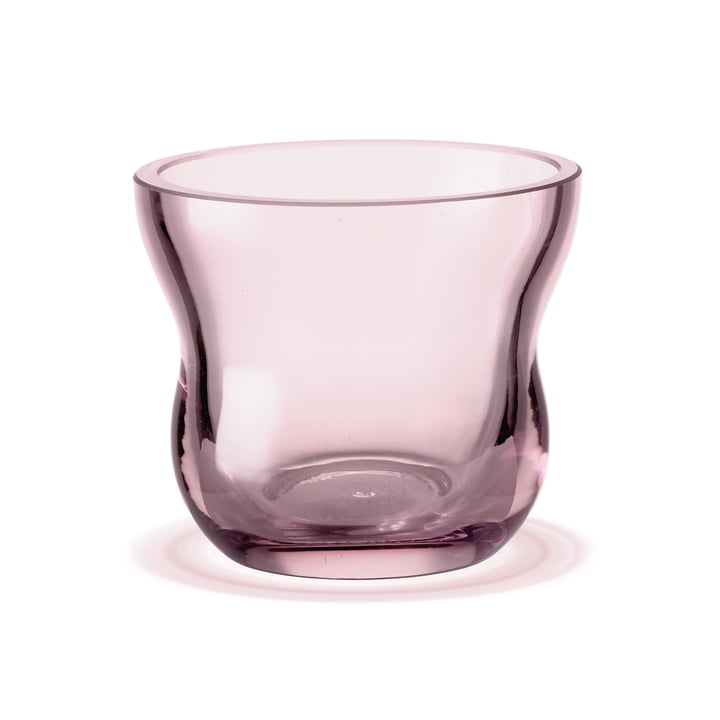 Calabas Teelichthalter von Holmegaard in der Farbe burgundy