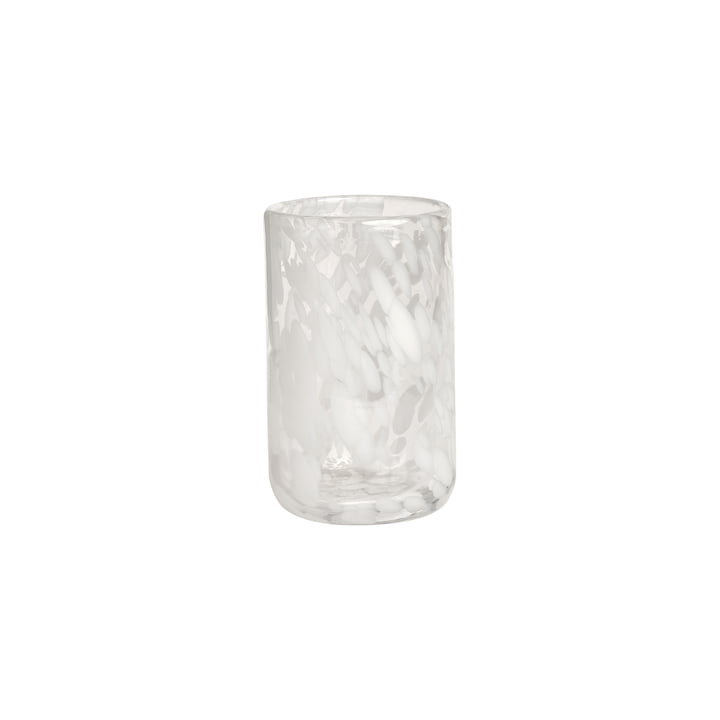 Jali Trinkglas von OYOY in der Farbe weiß