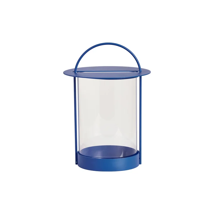 Maki Laterne Ø 20,5 cm, optic blue