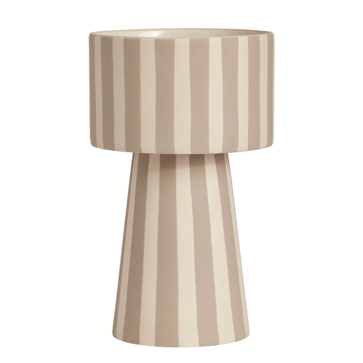 Toppu Übertopf von OYOY in der Farbe clay