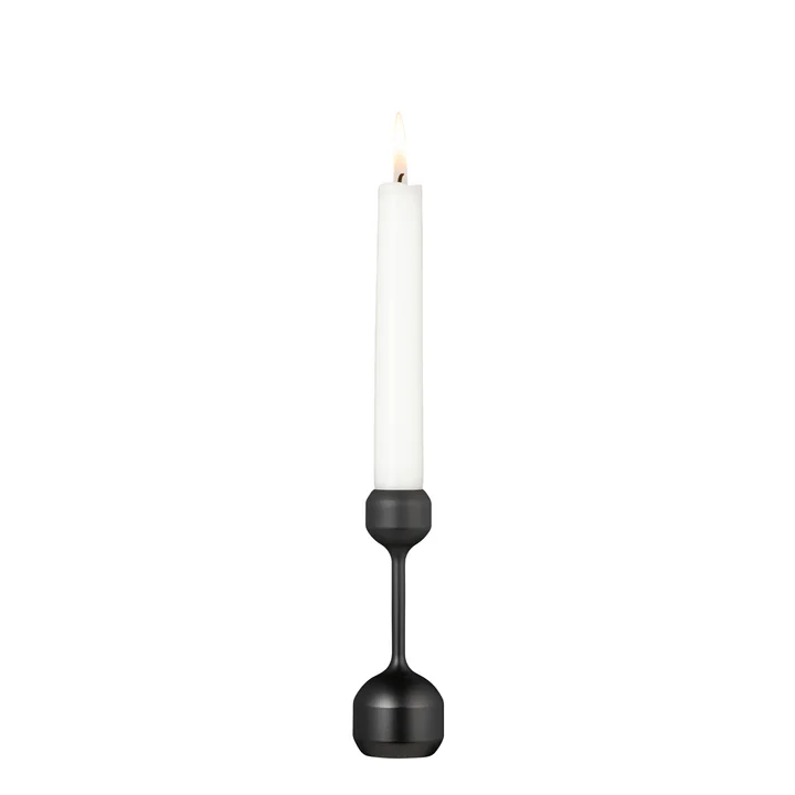 Silhouette Kerzenhalter von Lind DNA in der Farbe schwarz