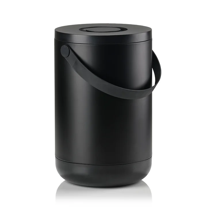 Circular Mülleimer, 22 l., schwarz von Zone Denmark