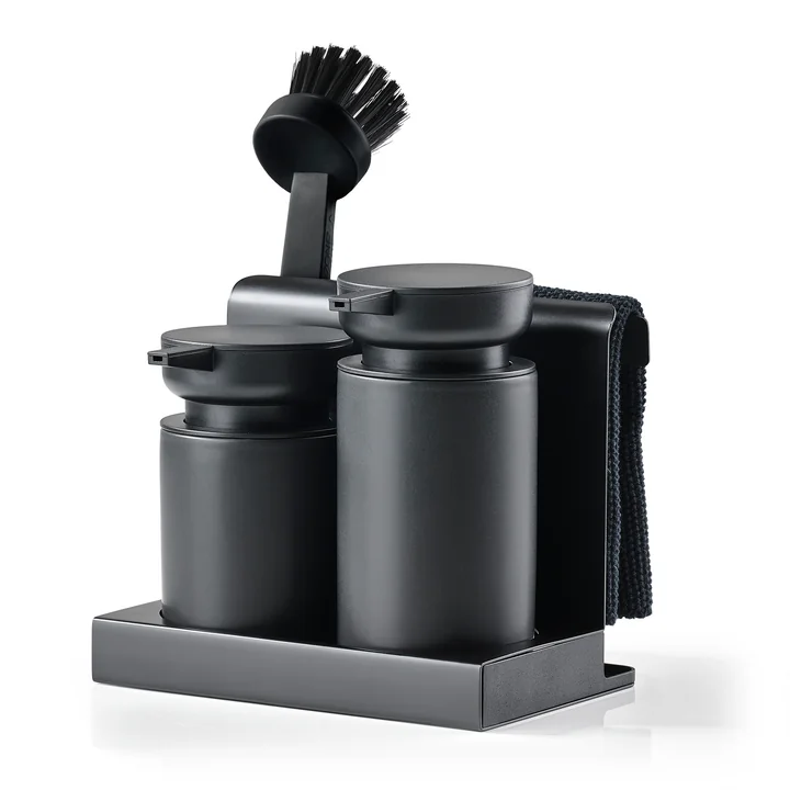 Diish Geschirrspülset, schwarz (5tlg.) von Zone Denmark