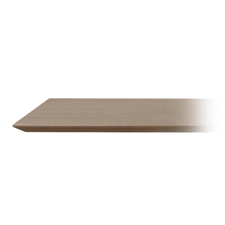 ferm Living - Mingle Tischplatte rechteckig L 210 cm, Eiche Furnier dunkelbraun gebeizt
