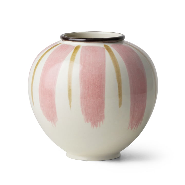 Canvas Vase von Kähler Design in der Ausführung rosa / braun