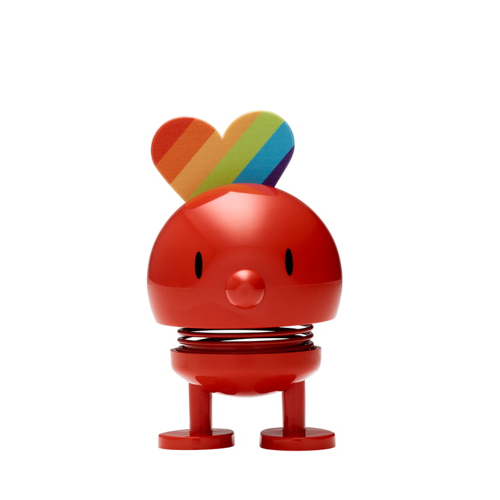 Small Rainbow Deko-Figur von Hoptimist in der Farbe red