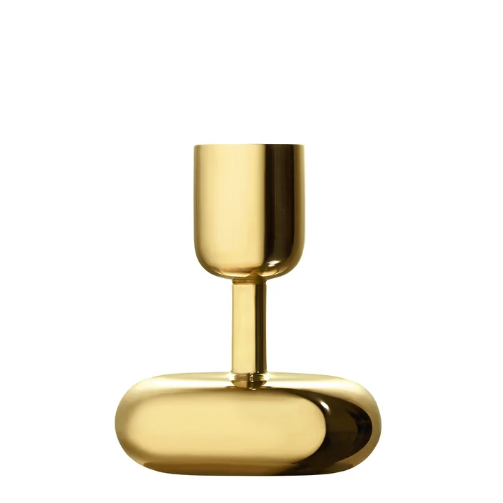 Nappula Kerzenständer 107 mm, Messing von Iittala