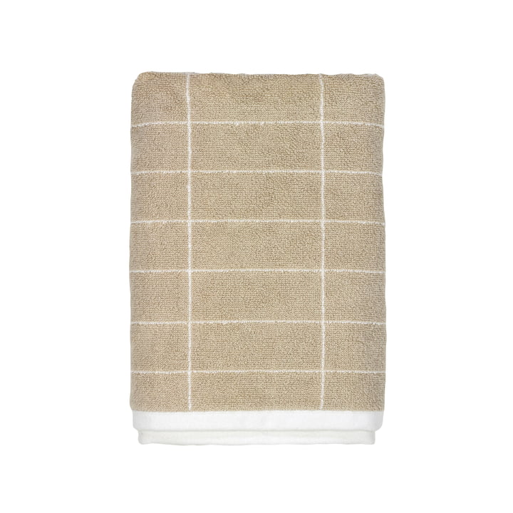 Tile Handtuch von Mette Ditmer in der Ausführung sand / off-white