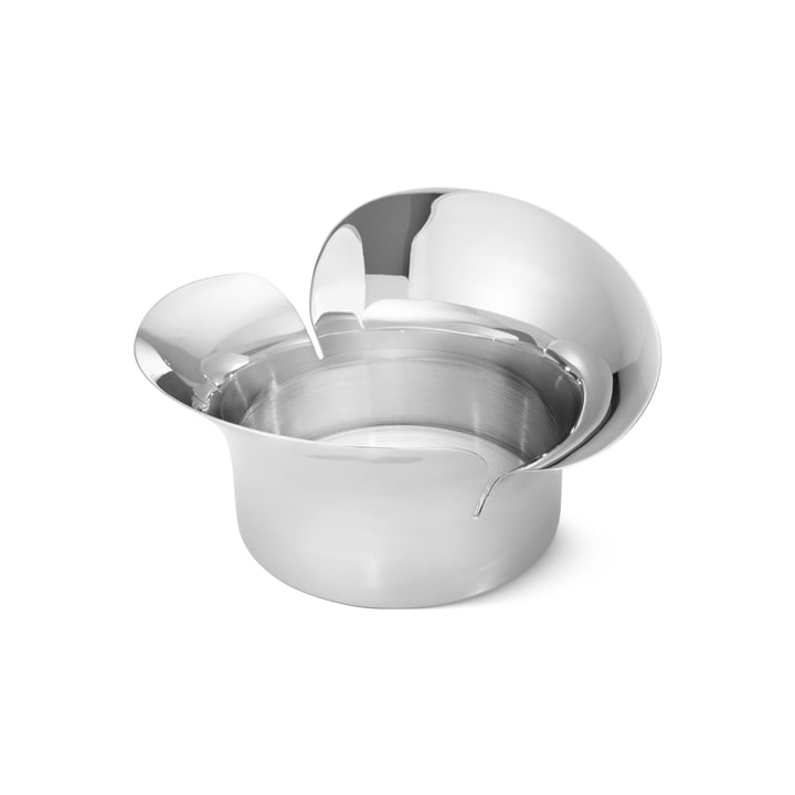 Bloom Stumpenkerzenhalter, Edelstahl von Georg Jensen