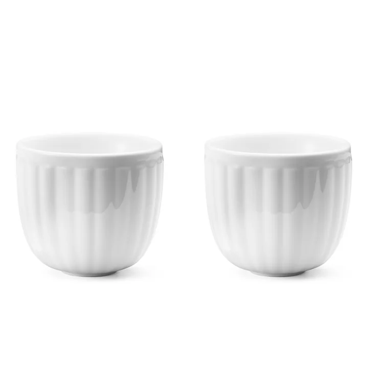 Bernadotte Thermo-Teebecher, weiß (2er-Set) von Georg Jensen