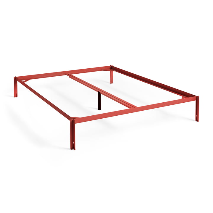Connect Bett, 160 x 200 cm, maroon red von Hay