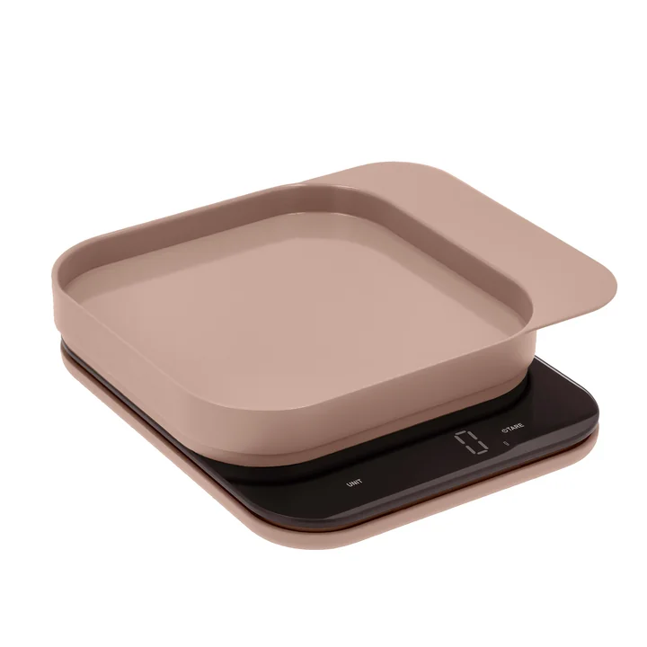 Mensura Küchenwaage von Rosti in der Farbe humus