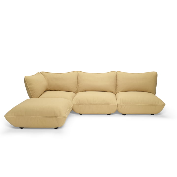 Das Sumo Sofa corner von Fatboy in der Farbe honey