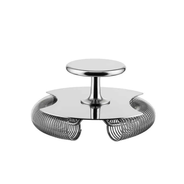 The Tending Box Doppel-Barsieb von Alessi in der Ausführung Edelstahl