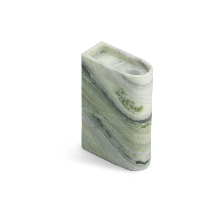 Monolith Kerzenhalter medium von Northern in der Ausführung Marmor grün