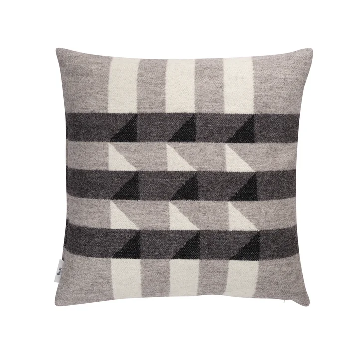 KVAM Kissen, 50 x 50 cm, grau von Røros Tweed 