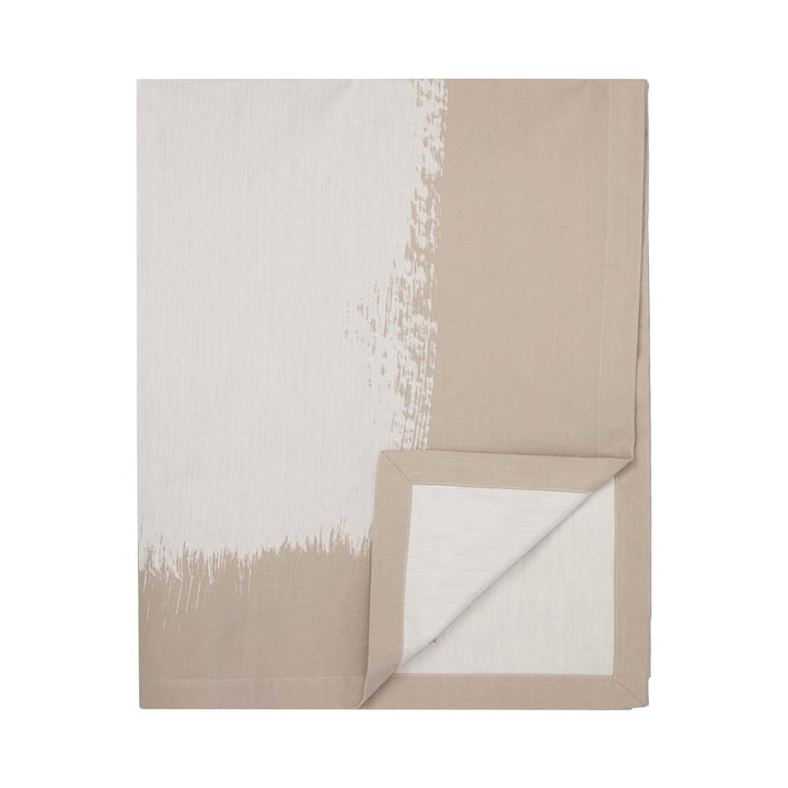 Kuiskaus Tischdecke von Marimekko in der Ausführung grau / off-white