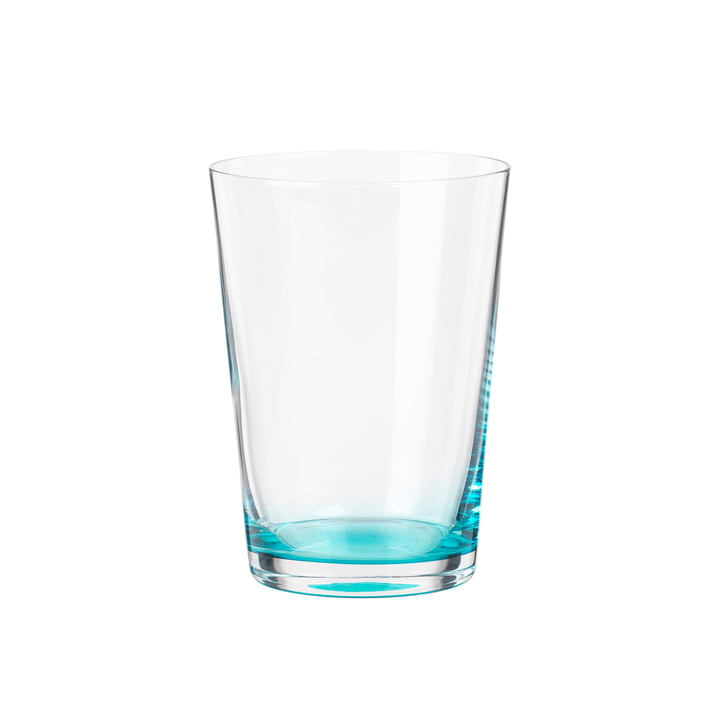 Hue Trinkglas 30 cl, clear / turquise von Broste Copenhagen