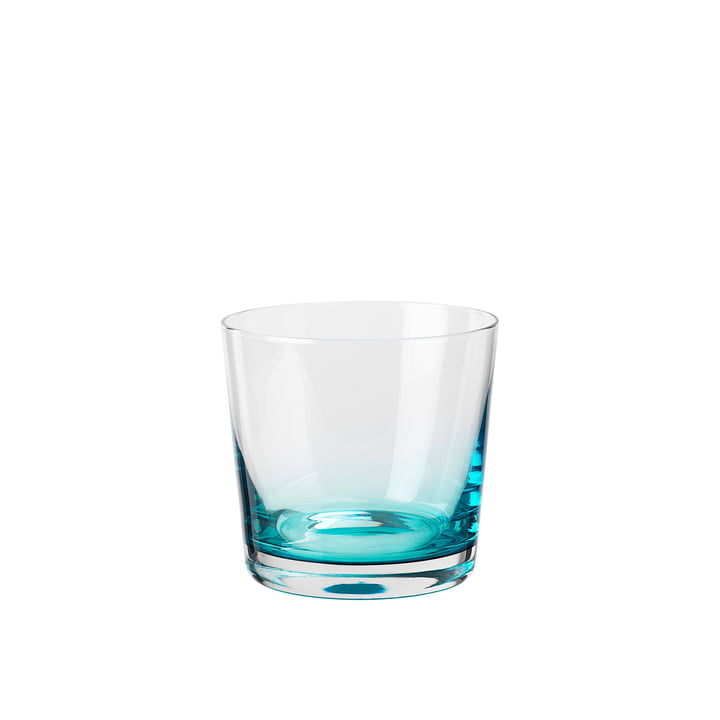 Hue Trinkglas 15 cl, clear / turquise von Broste Copenhagen