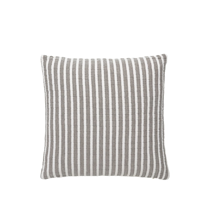 Evi Kissenbezug, 50 x 50 cm, forest green / white von Broste Copenhagen