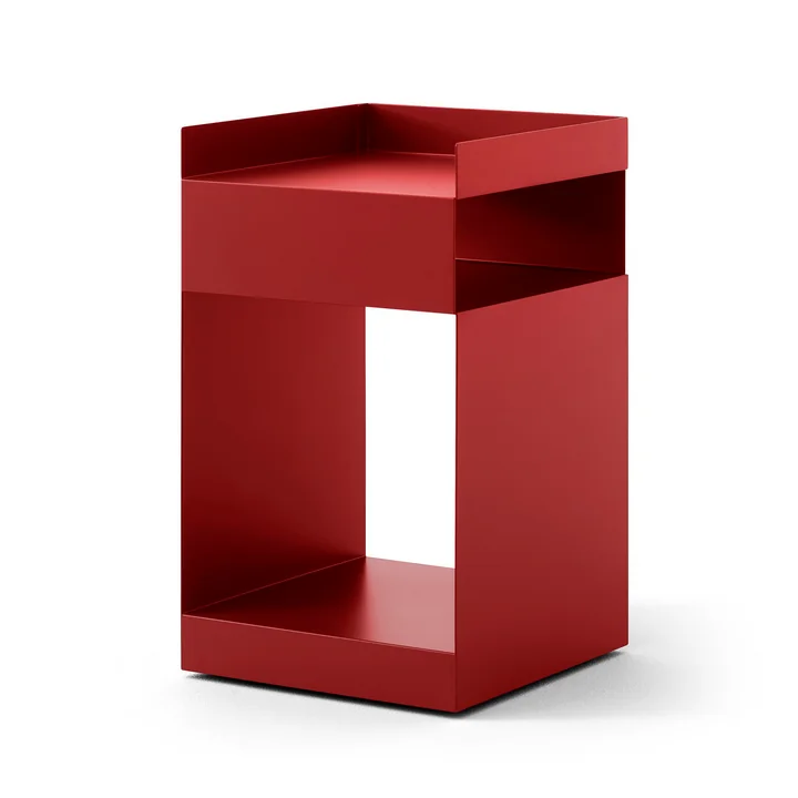 Rotate Beistelltisch, merlot von &Tradition