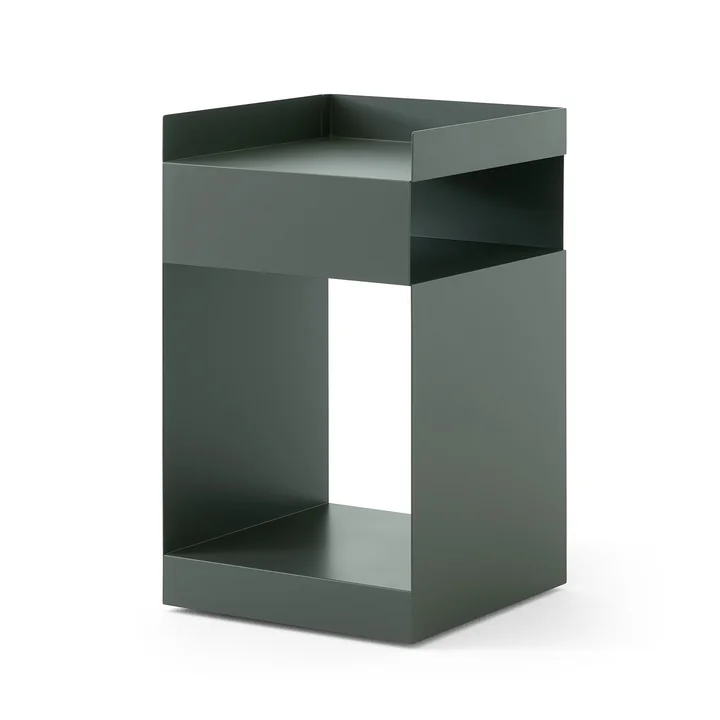 &Tradition - Rotate Beistelltisch SC73, 59 x 35 cm, Stahl, Hunter